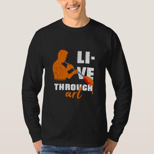 Live through glass T-Shirt (Vorderseite)