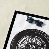 Live to Ride, Fahrt zum Motorradfahrer Strandtuch (Beispiel)