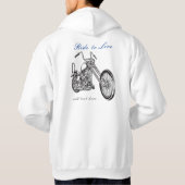 Live to Ride, Ride to Live Basic Hoodie Sweatshirt (Rückseite)
