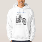 Live to Ride, Ride to Live Basic Hoodie Sweatshirt (Vorderseite)