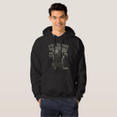 Live to Ride, Ride to Live Motorrad Hoodie (Vorne ganz)