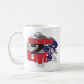 Live to Ride Ride zum Leben Kaffeetasse (Links)