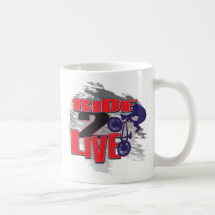 Live to Ride Ride zum Leben Kaffeetasse