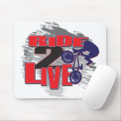 Live to Ride Ride zum Leben Mousepad (Mit Mouse)