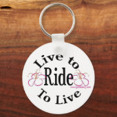 Live to Ride - Schlüsselanhänger (Vorderseite)