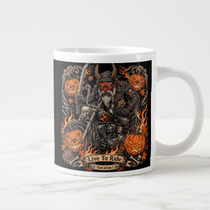 Live To Ride Variation I ,Route 66 Samurai Oni Gi Jumbo-Tasse