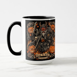 Live To Ride Variation I, Route 66 Samurai Oni Mu Tasse