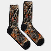 Live To Ride Variation I- Route 66 Samurai Oni Socken (Rechts)