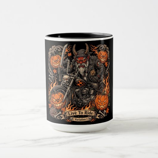 Live To Ride Variation I, Route 66 Samurai Oni Tasse (Zentrum)