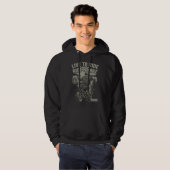 Live to Ride zum Bartfahrer-Chopper Hoodie (Vorne ganz)
