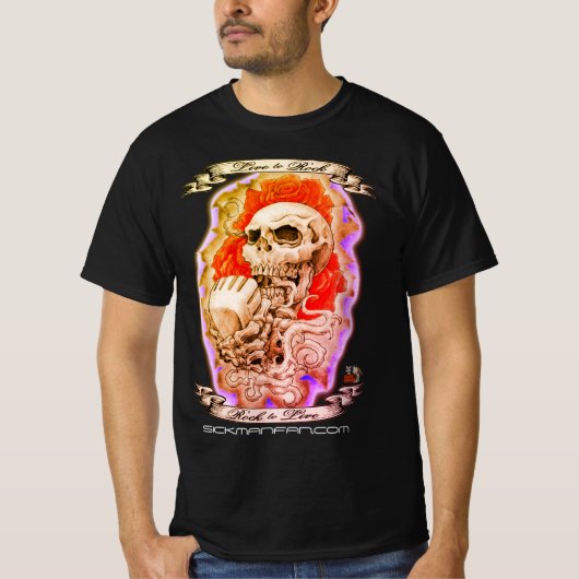 LIVE TO ROCK, ROCK TO LIVE T-Shirt (Vorderseite)