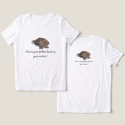 Live to.., Women's Basic T - Shirt Tri-Blend (Design Vorderseite & Rückseite)