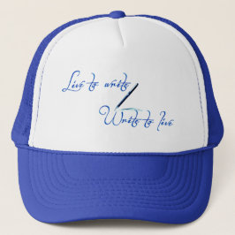 Live to Write Hat Truckerkappe