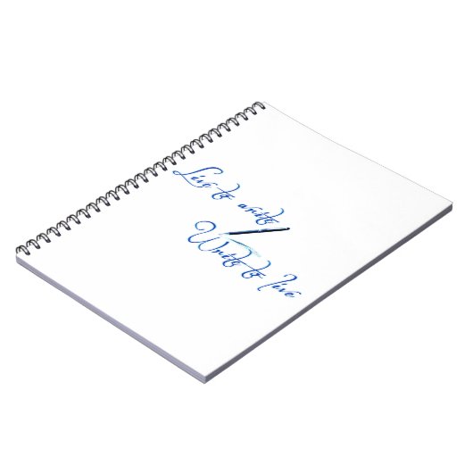 Live to Write Notebook Notizblock (Linke Seite)