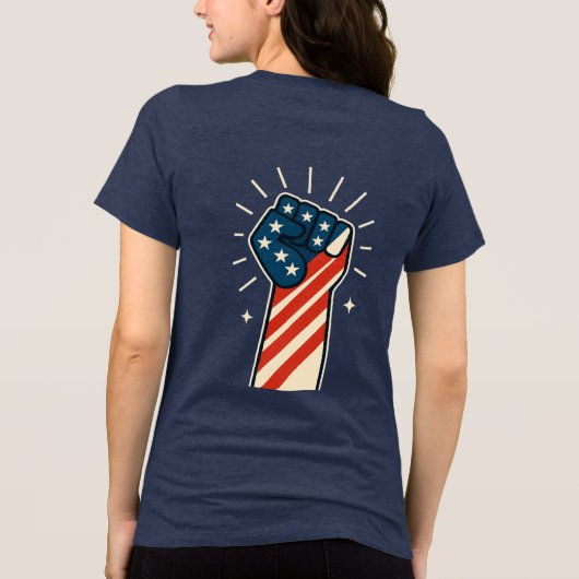 Live Today, Lass gestern Go Tri-Blend Shirt (Rückseite)