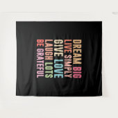 Live-Traum einfach groß Wandteppich (Vorderseite (Horizontal))