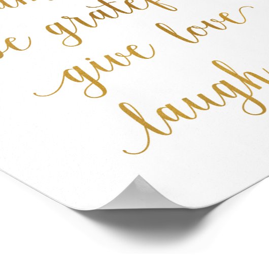 Live-Traum große Kunstdrucke Poster (Ecke)