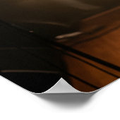 Live Trumpet Player Grafik Poster (Ecke)