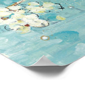 Live Turquoise Poster (Ecke)