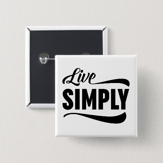 Live-Typografie Button (Vorne & Hinten)