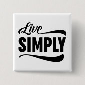 Live-Typografie Button (Vorderseite)