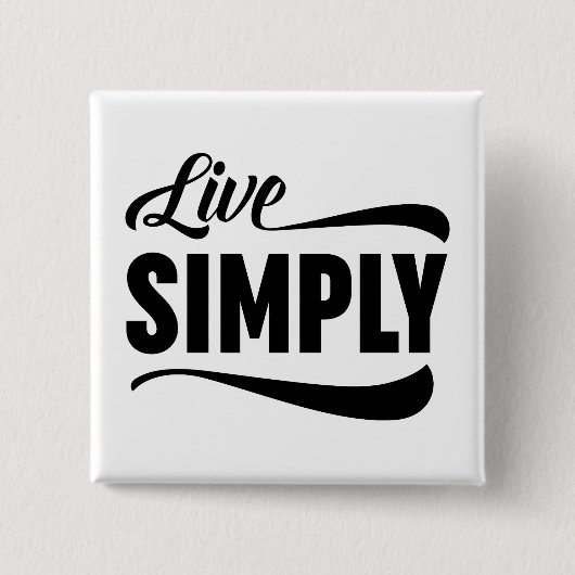 Live-Typografie Button (Vorderseite)