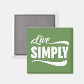 Live-Typografie Magnet (Vorderseite/Rückseite)
