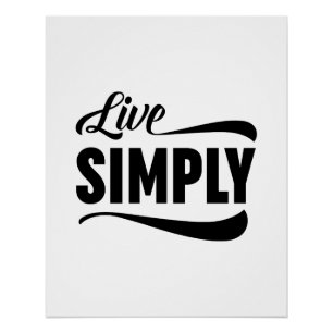 Live-Typografie Poster