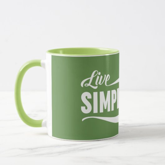 Live-Typografie Tasse (Links)