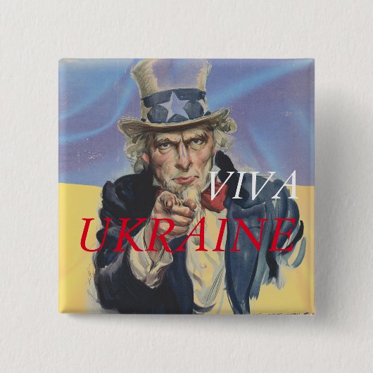 LIVE UKRAINE KNOPF BUTTON (Vorderseite)