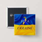 LIVE UKRAINE KNOPF BUTTON (Vorne & Hinten)