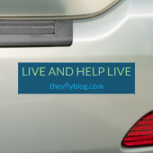 LIVE UND HELFEN LEBENDER AUTOAUFKLEBER (Auf Auto)