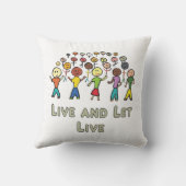 Live und Lass Kissen (Rückseite)