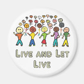 Live und Lass Magnet (Vorne)