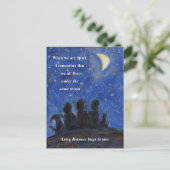 Live under the same Moon Art Postkarten (Stehend Vorderseite)