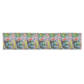 Live Upside Down Peace Sign Wall Kurzer Tischläufer (Horizontal)