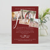 Live-Video-Chat Hochzeiten oder Paare - Einladunge (Stehend Vorderseite)