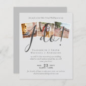 Live-Video-Chat Hochzeiten oder Paare - Einladunge (Vorne/Hinten)