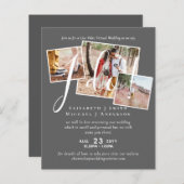 Live-Video-Chat Hochzeiten oder Paare - Einladunge (Vorne/Hinten)