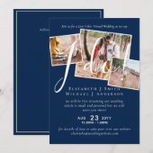 Live-Video-Chat Hochzeiten oder Paare - Einladunge (Vorne/Hinten)