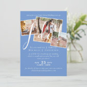 Live-Video-Chat Hochzeiten oder Paare - Einladunge (Stehend Vorderseite)