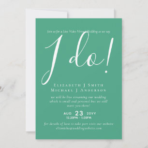 Live-Video-Chat Hochzeiten oder Paare - Einladunge