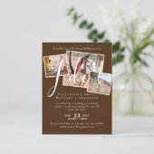 Live-Video-Chat Hochzeiten oder Paare - Einladunge Postkarte (Stehend Vorderseite)