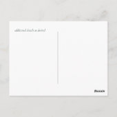 Live-Video-Chat Hochzeiten oder Paare - Einladunge Postkarte (Rückseite)