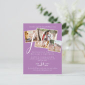 Live-Video-Chat Hochzeiten oder Paare - Einladunge Postkarte (Stehend Vorderseite)