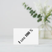 Live Visitenkarte (Stehend Vorderseite)