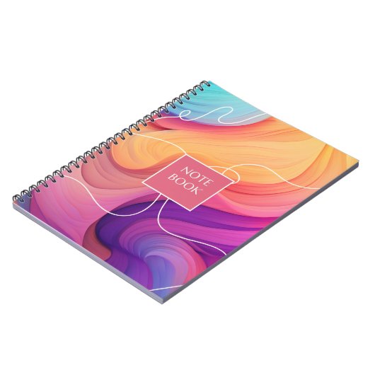 Live-Waves-Notebook Notizblock (Linke Seite)