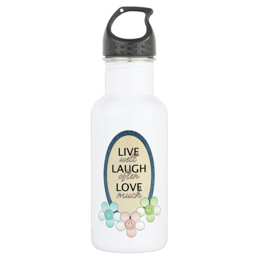 Live Well Liberty Flasche Edelstahlflasche (Vorderseite)
