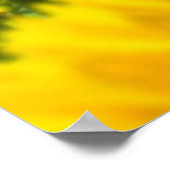 Live Wild Border Collie in Sonnenblumen Poster (Ecke)