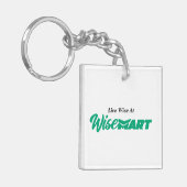 "Live Wise At WiseMart" - Schlüsselanhänger (Vorderseite links)